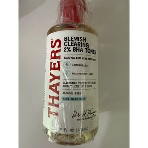 NEW Thayers Blemish Clearing 2% BHA Toner Salicylic Acid Acne Treatment 12 fl oz